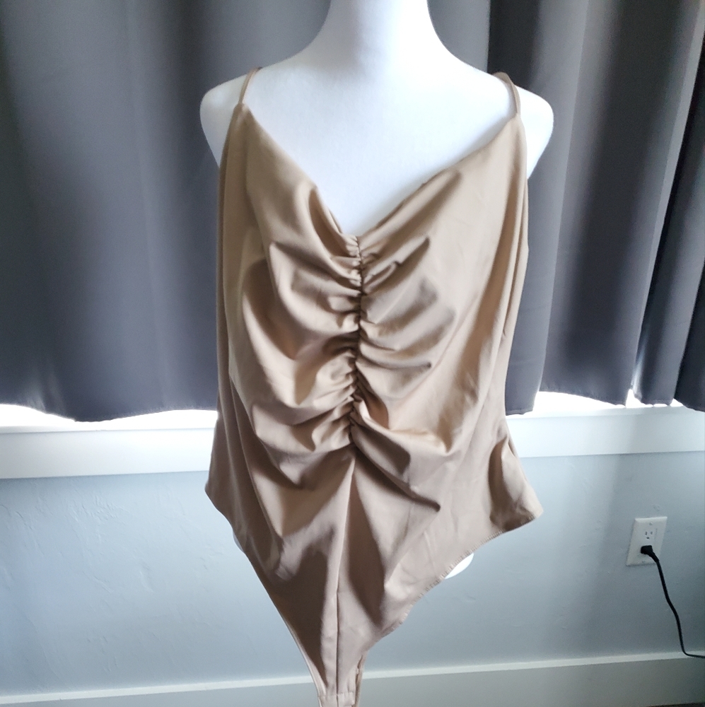 Brand New H&M beige body suit. XXL